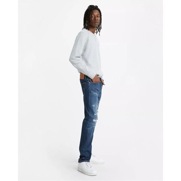 NWT Levi's 511 Slim Fit Flex Jeans, Myers Dust Destructed Wash, 32 x 34 45114478 - Picture 3 of 10